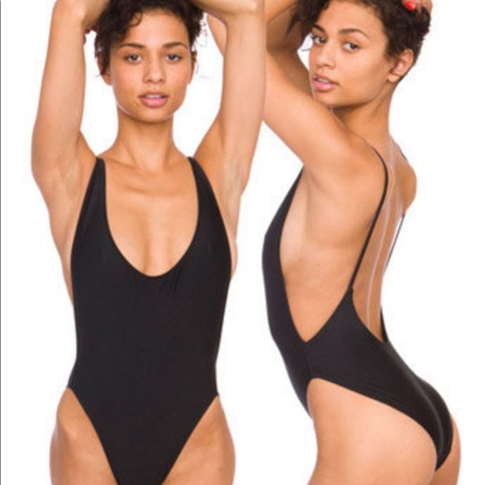 Highcut one piece bikini